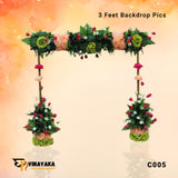 Floral Backdrop Stand