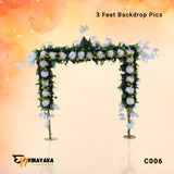 Floral Backdrop Stand