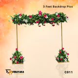 Floral Backdrop Stand