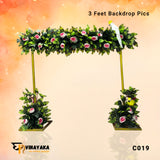 Floral Backdrop Stand