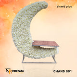 36 Inch Decorated Half Moon Backdrop