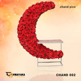 36 Inch Decorated Half Moon Backdrop