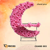 36 Inch Decorated Half Moon Backdrop