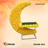 36 Inch Decorated Half Moon Backdrop