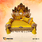 9x6 inch Lotus Singhasan