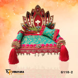 9x6 inch Lotus Singhasan