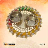 U-25 Roli Kumkum Platter (Per piece)