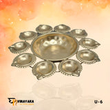 U-6 Diya Urli - 10 inch