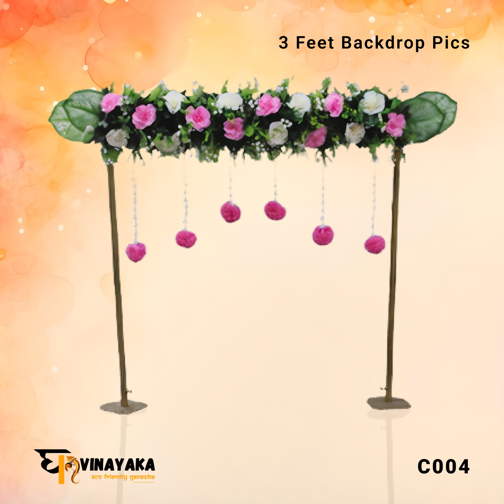 Floral Backdrop Stand