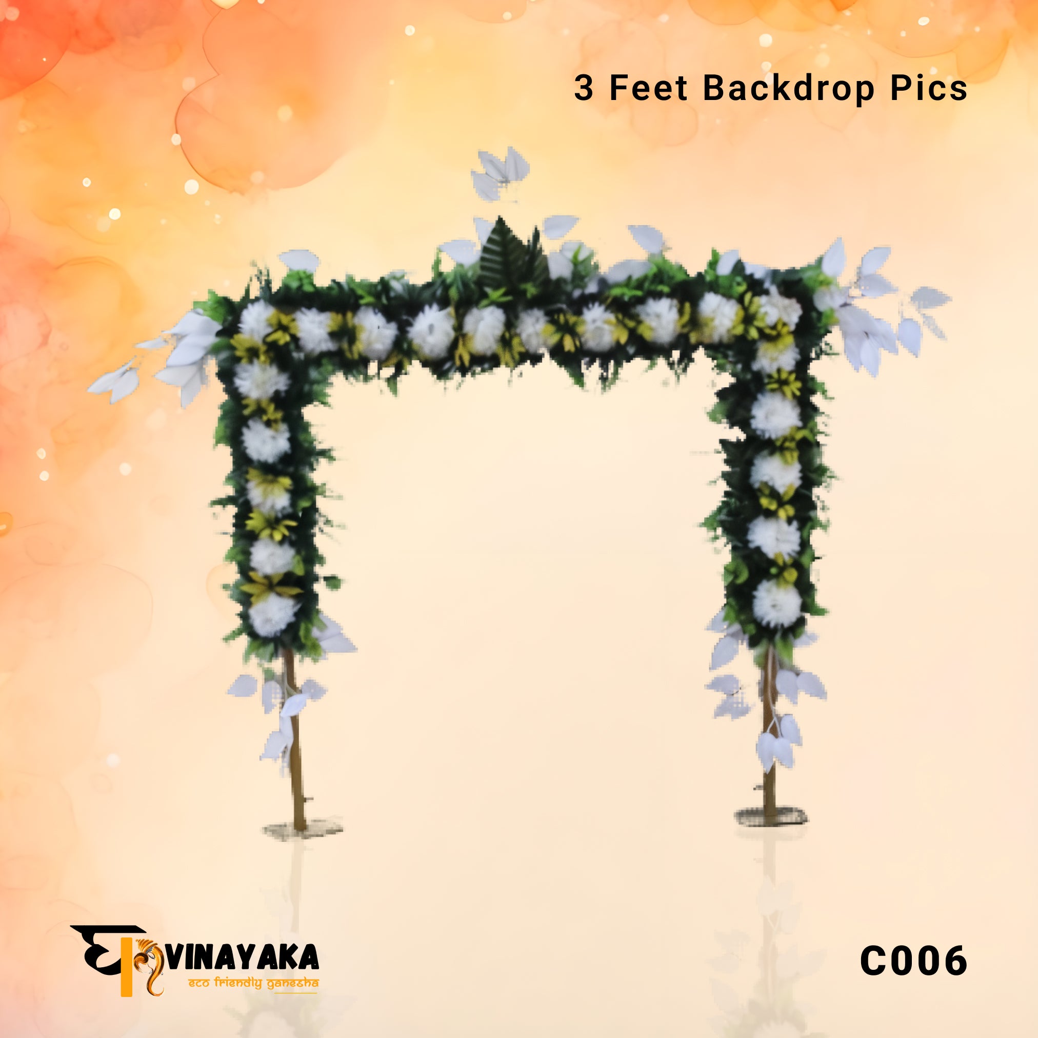 Floral Backdrop Stand