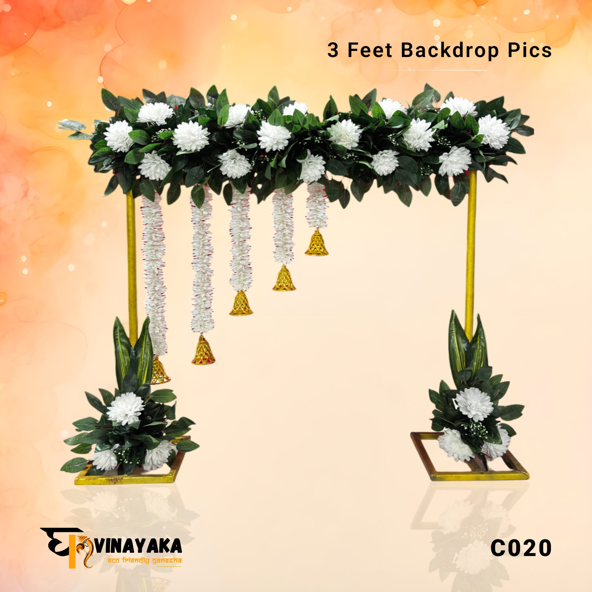 Floral Backdrop Stand