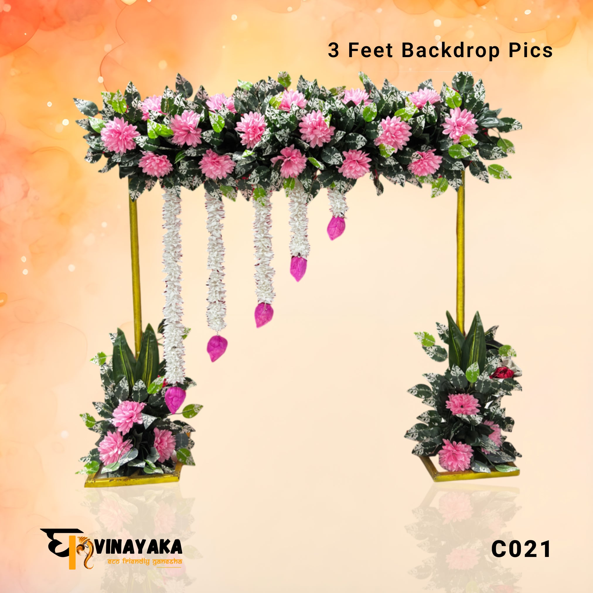 Floral Backdrop Stand