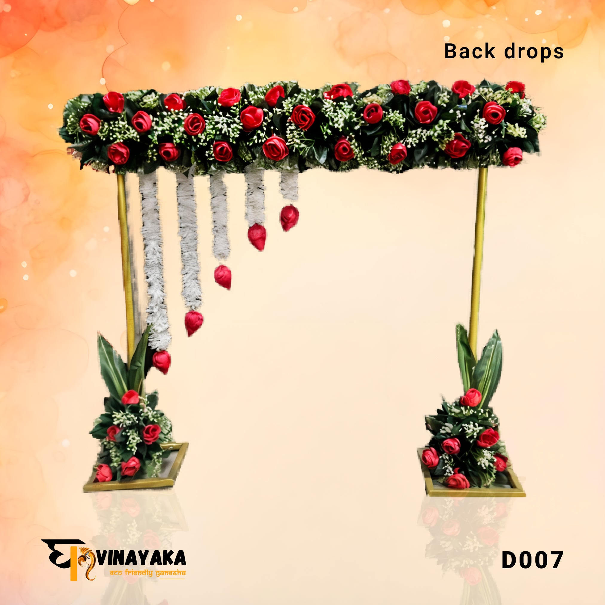 Floral Backdrop Stand