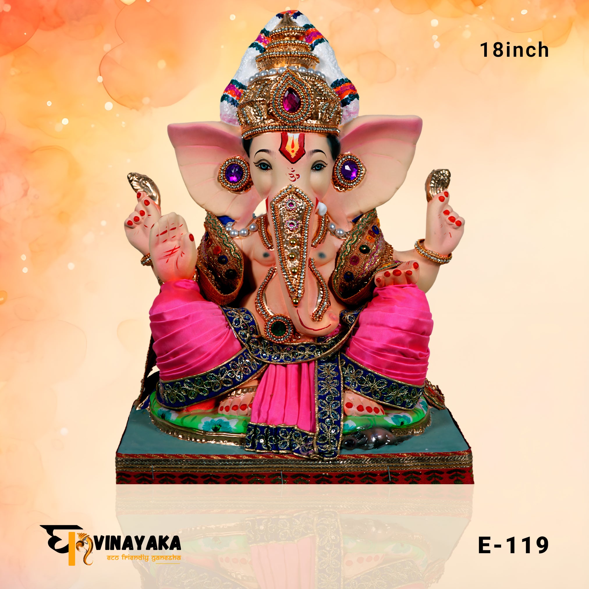 PM045 18 Inch (Eco Friendly Ganpati)