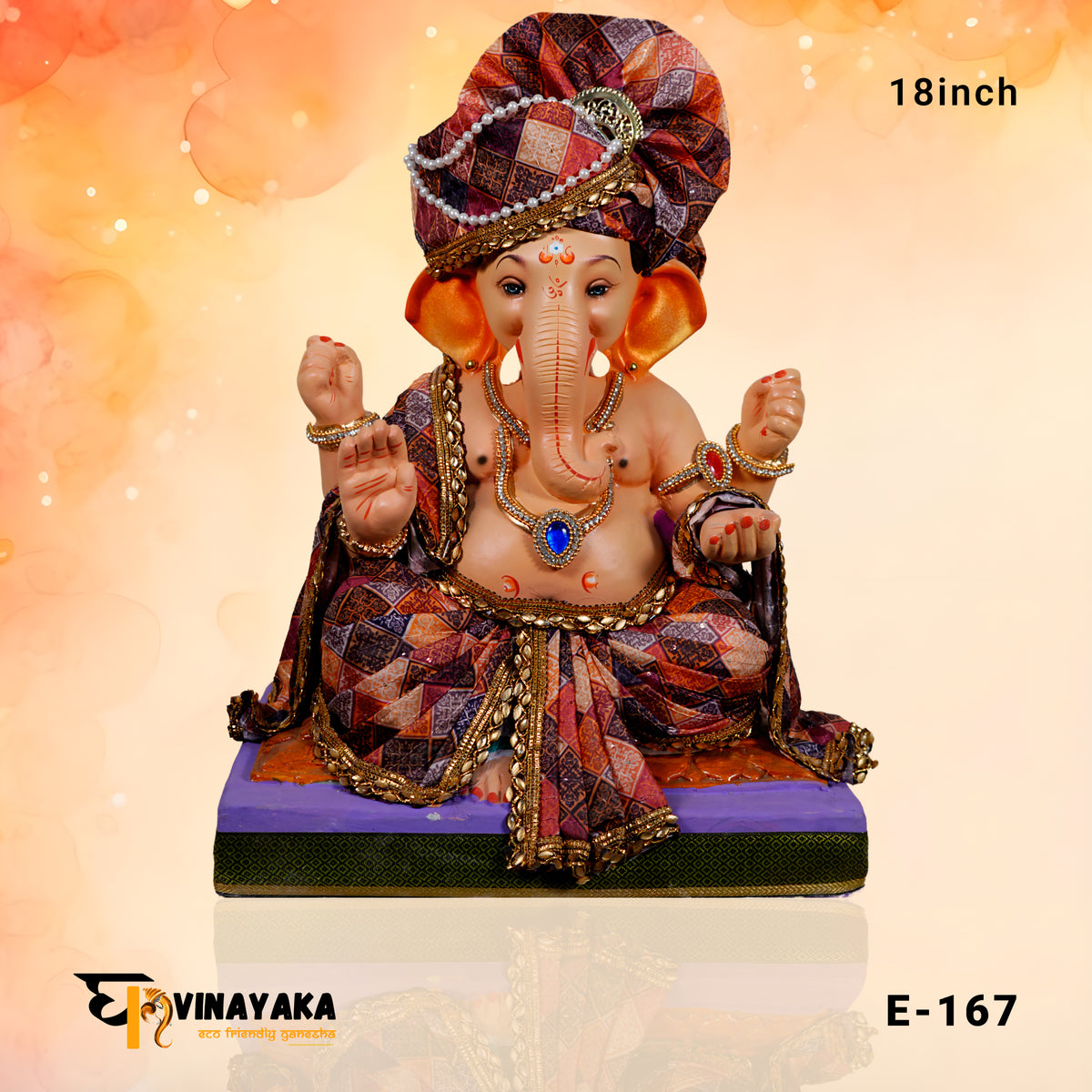 PME167 18 Inch Murti (Eco Friendly Ganesha)