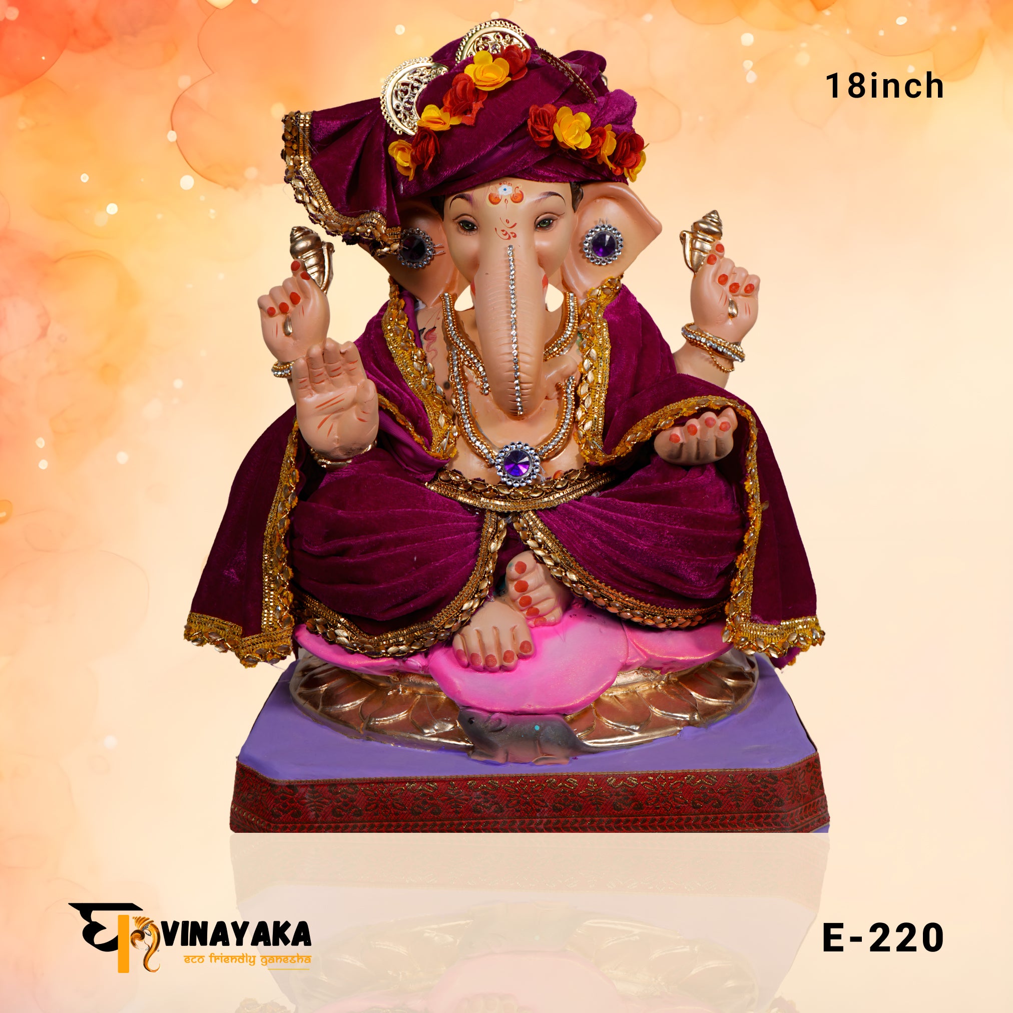 PM049 18 Inch (Eco Friendly Ganpati)