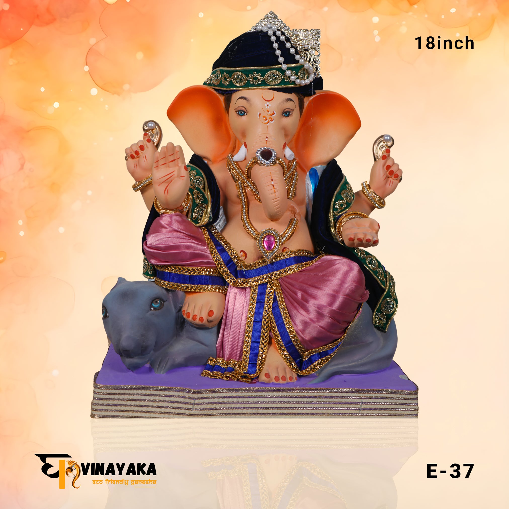 PM072 18 Inch (Eco Friendly Ganpati)