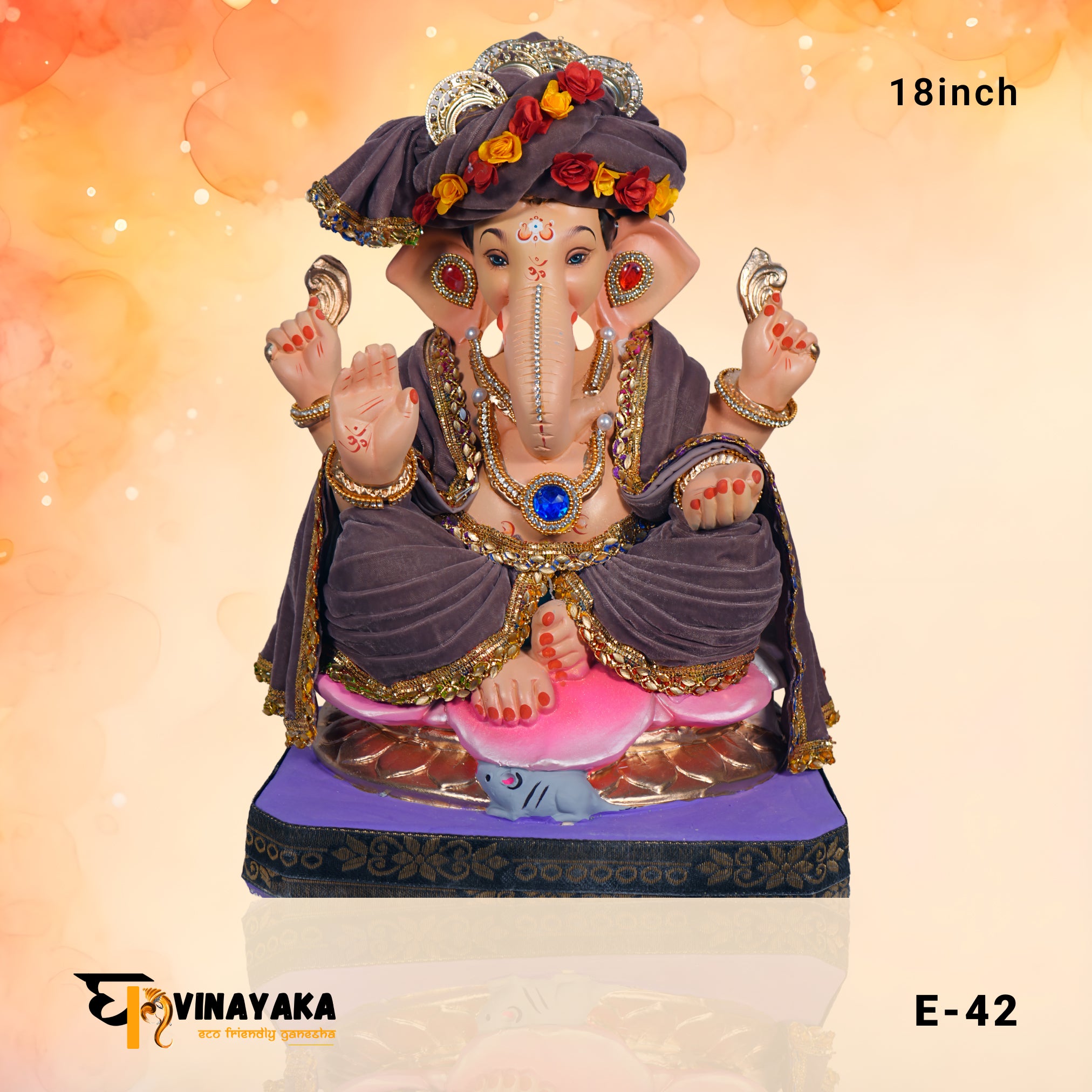 PM049 18 Inch (Eco Friendly Ganpati)