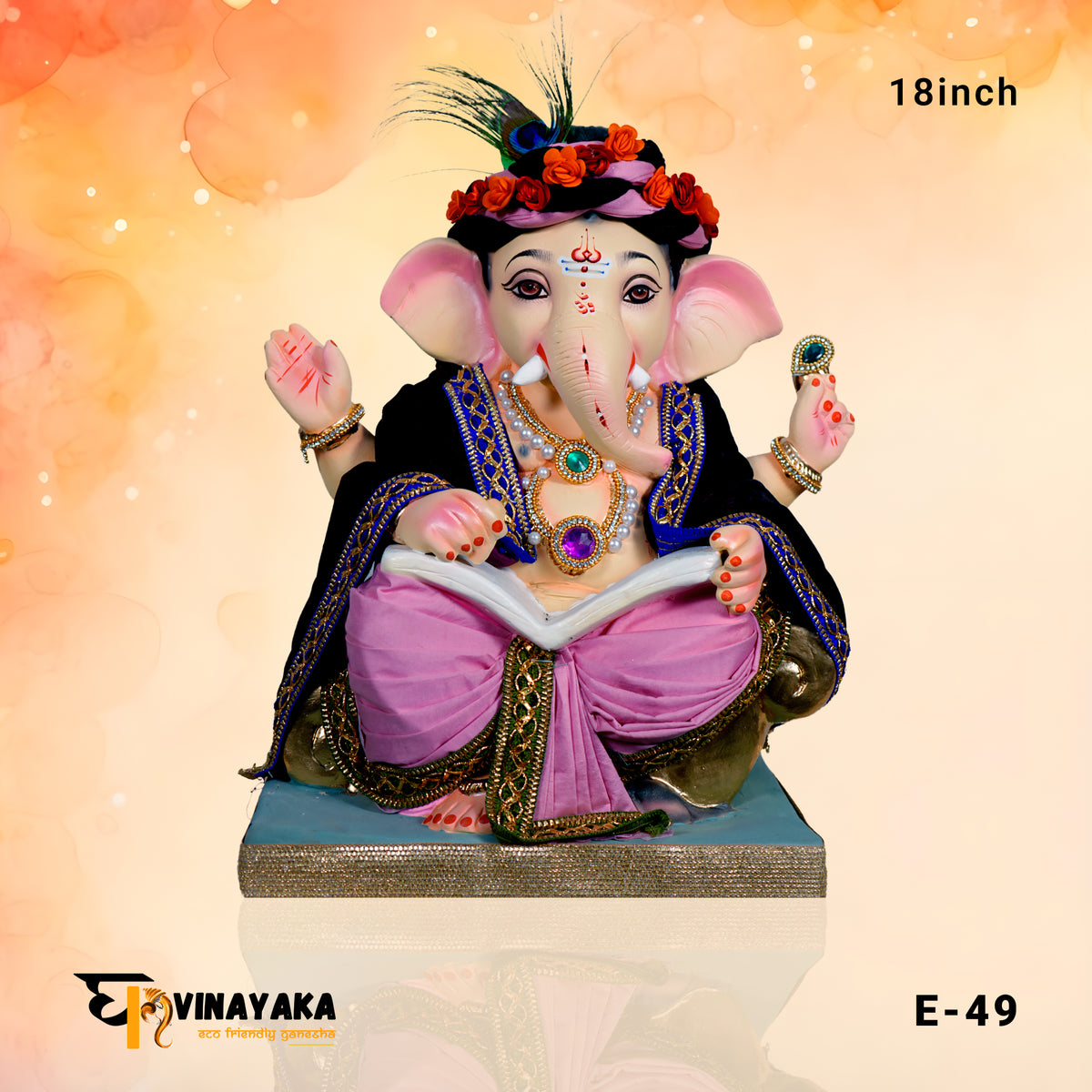 PME49 18 Inch Murti  (Eco Friendly Ganesha)