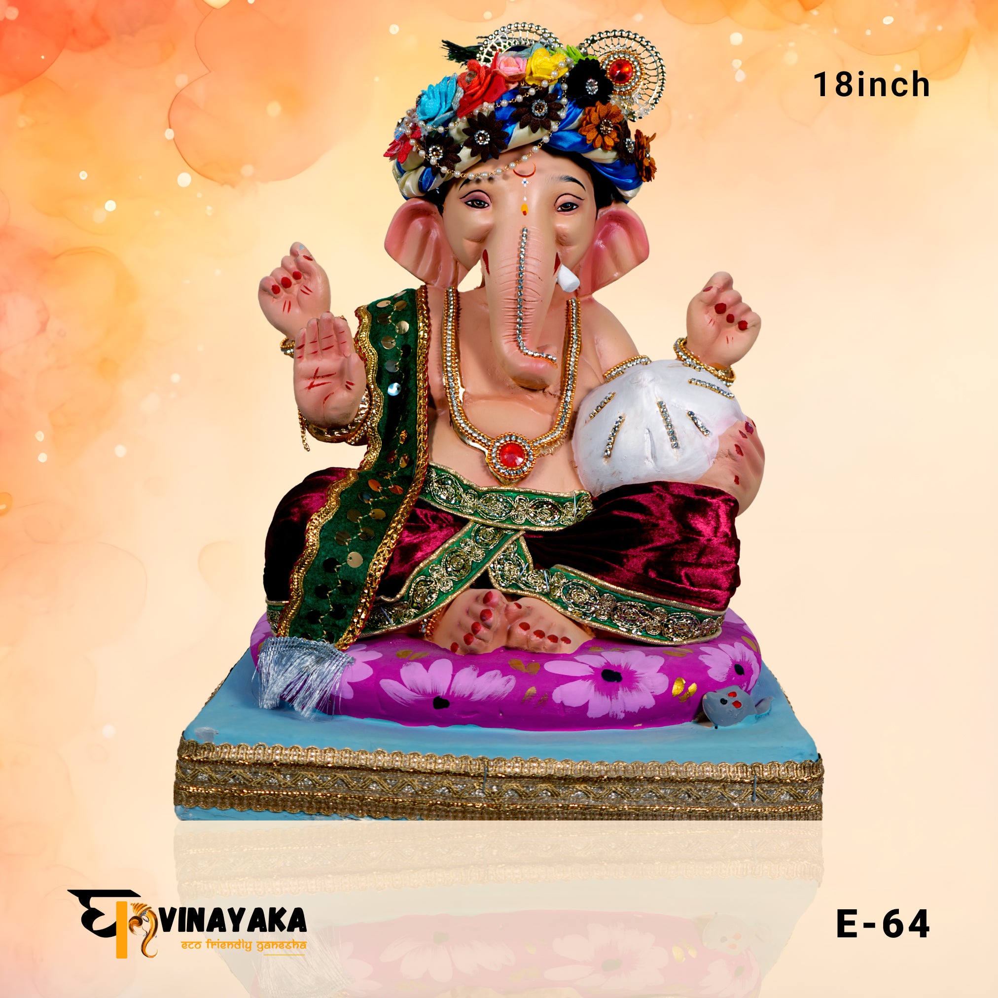 PM042 18-Inch (Eco friendly Ganpati)