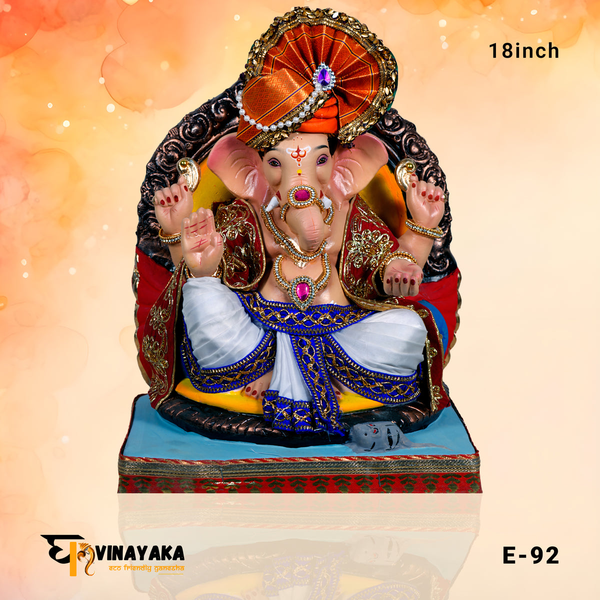 PME92 18 Inch Murti (Eco Friendly Ganesha)