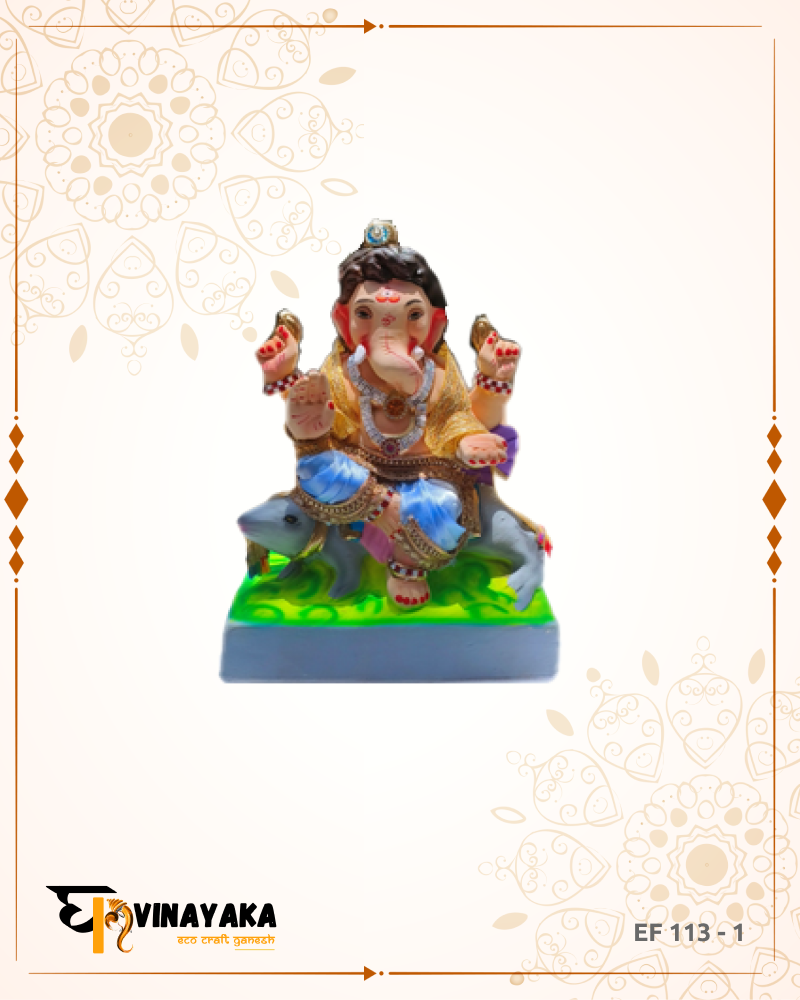 Ganesha EF113-1 (12 Inch) (Eco-Friendly Ganpati)