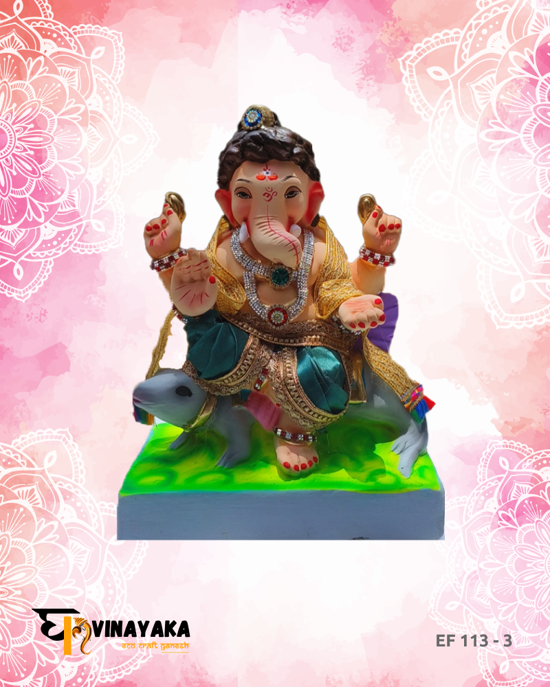 Ganesha EF113-3 (12 Inch) (Eco-Friendly Ganpati)