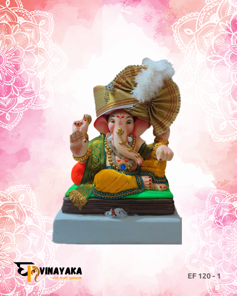 Ganesha EF120-1 (12 Inch) (Eco-Friendly Ganpati)