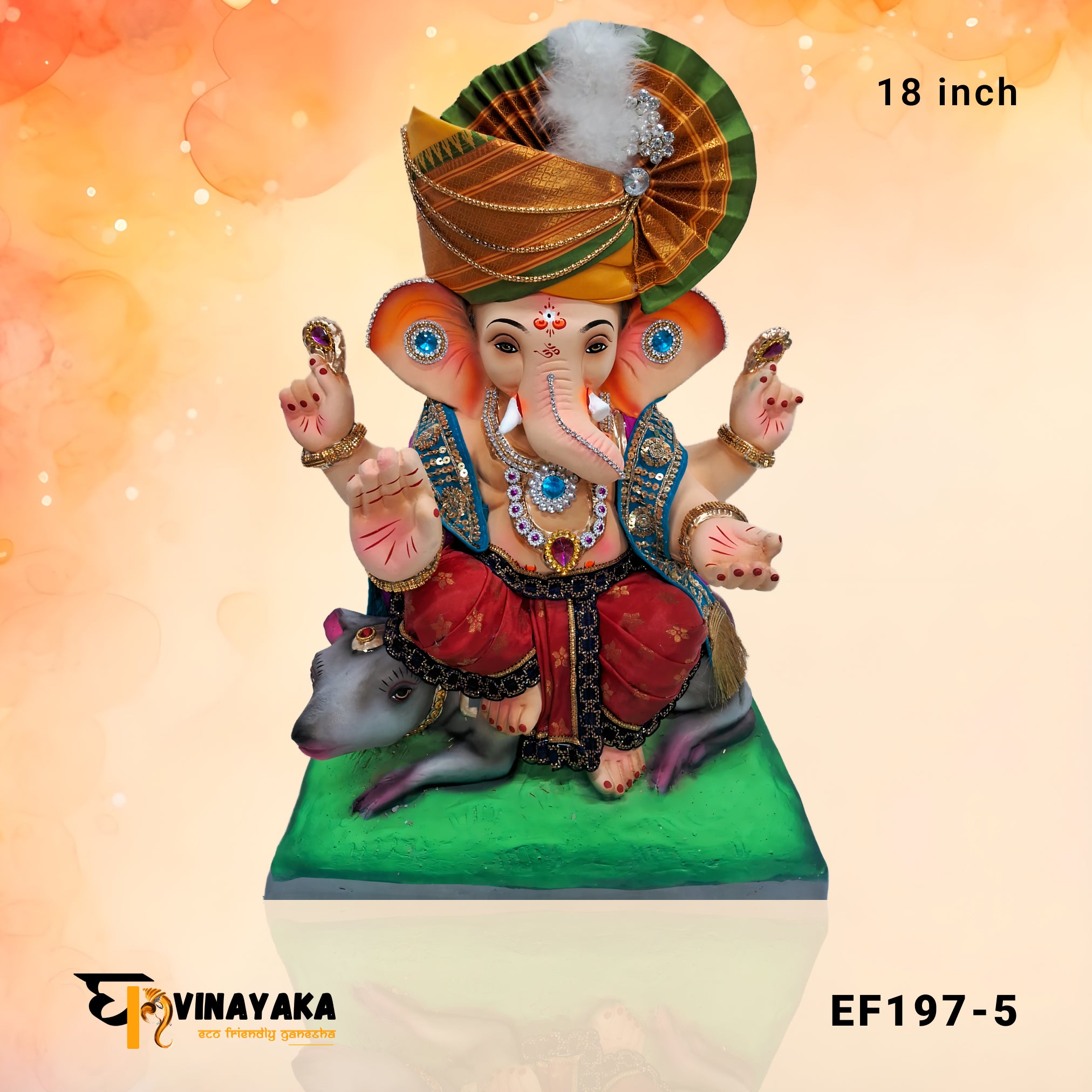 EF197 18-Inch (Eco-Friendly Ganesha)