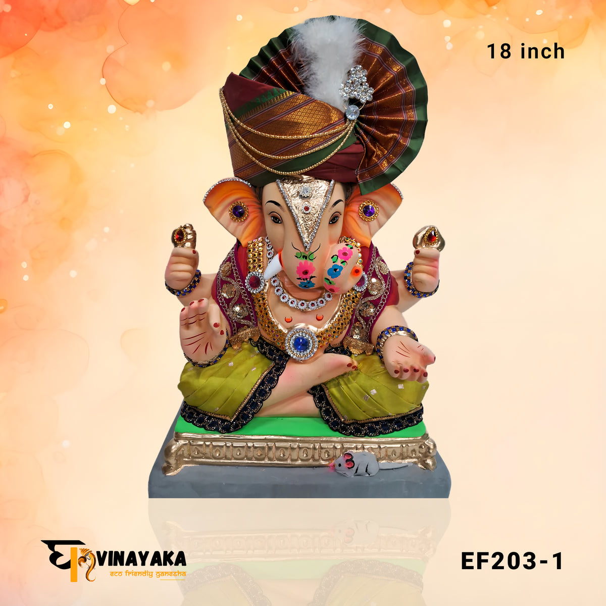 EF203 18-Inch (Eco-Friendly Ganesha)