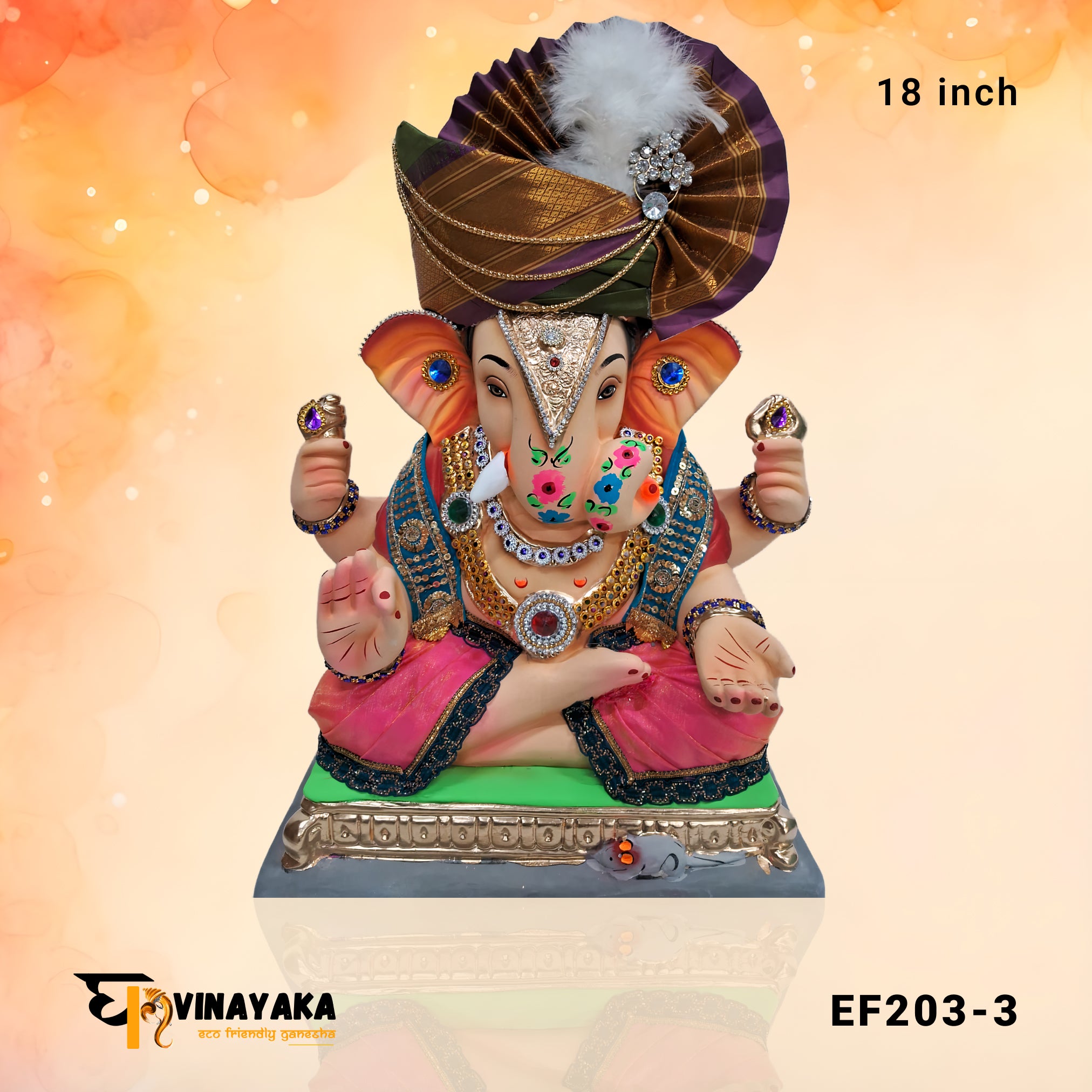 EF203 18-Inch (Eco-Friendly Ganesha)