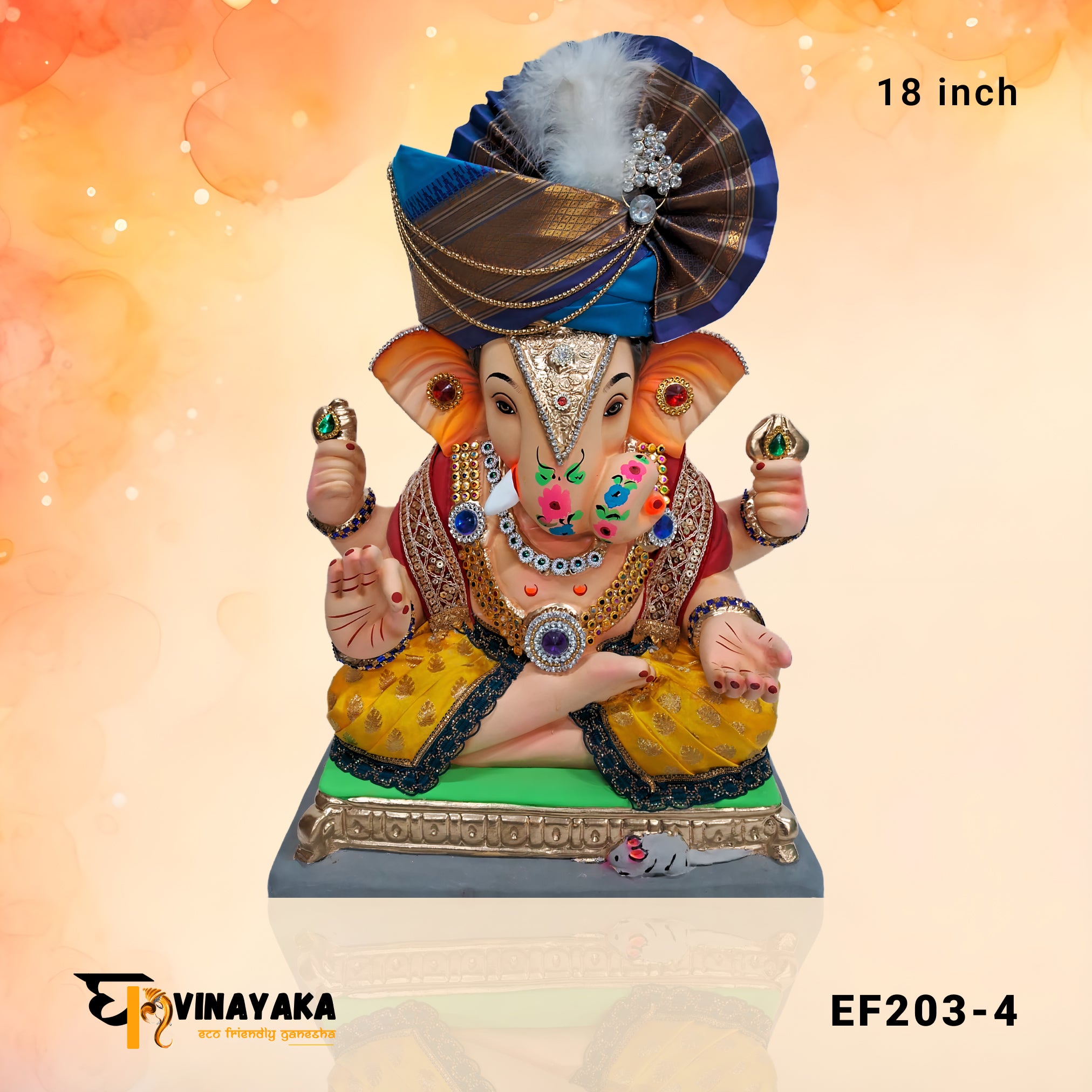 EF203 18-Inch (Eco-Friendly Ganesha)