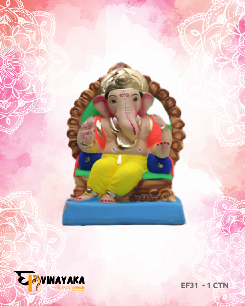 Ganesha EF31 (8 Inch) (Eco-Friendly Ganpati)