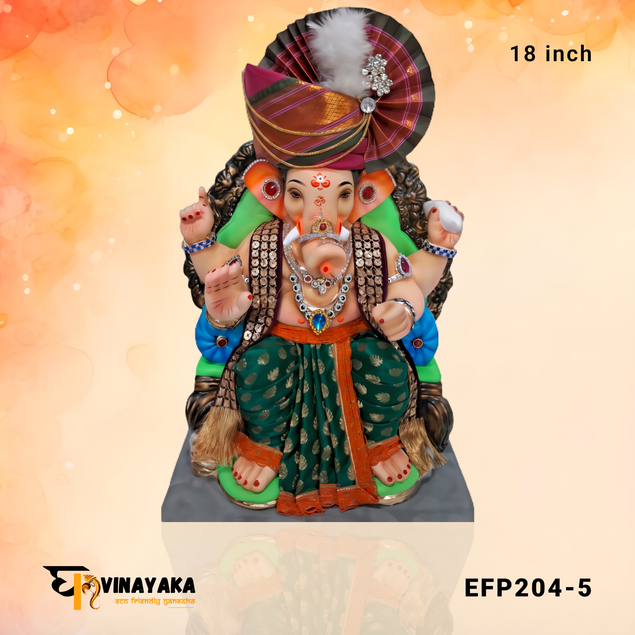 EFP204 18-Inch (Eco-Friendly Ganesha)