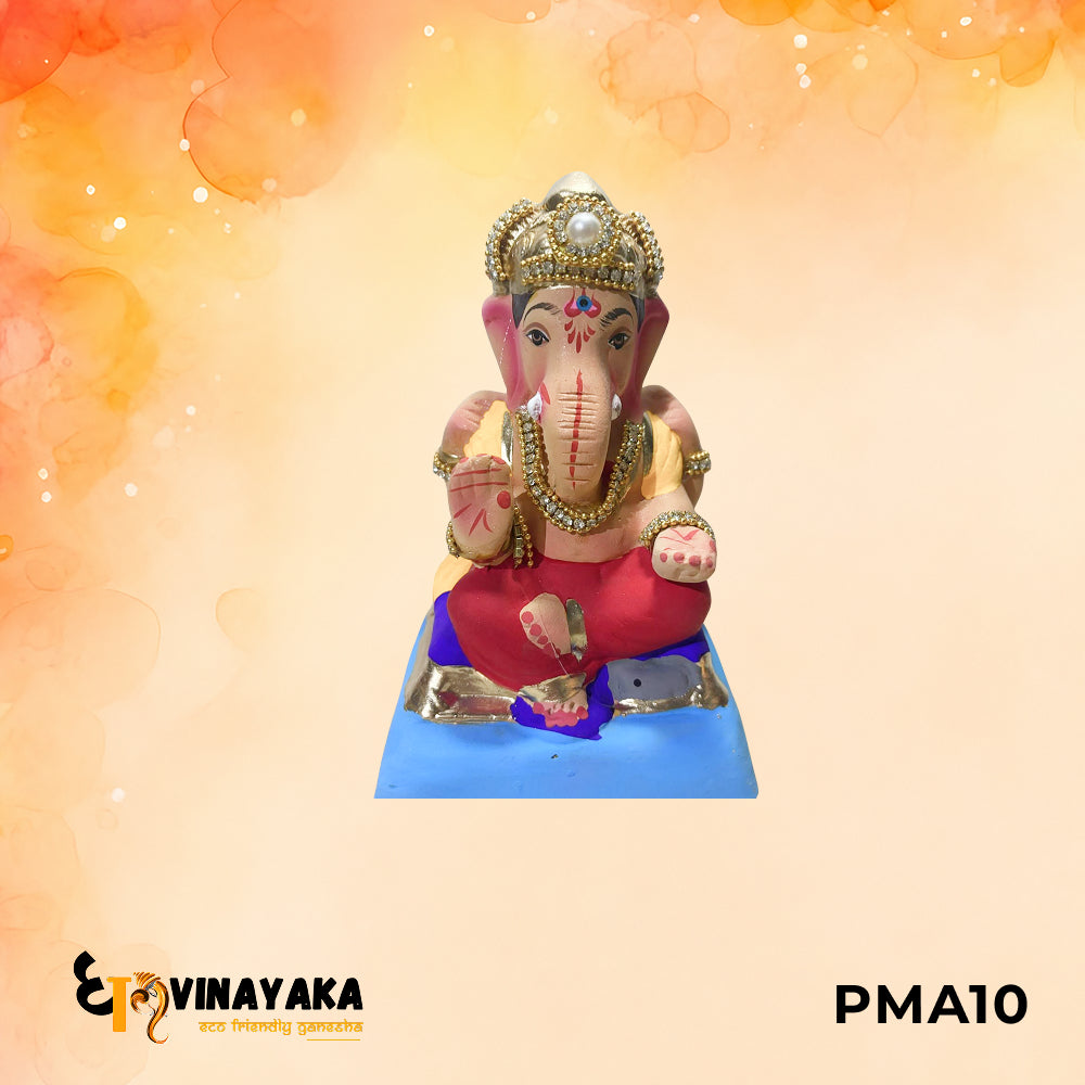 PMA10 - 6 Inch Eco Friendly Ganesha Idol