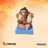 PMA25 - 6 Inch Eco Friendly Ganesha Idol