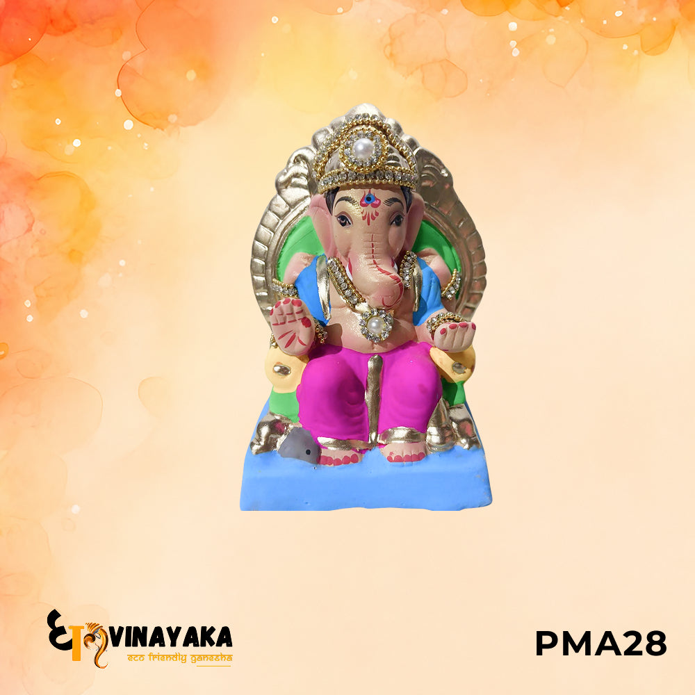 PMA28 - 6 Inch Eco Friendly Ganesha Idol