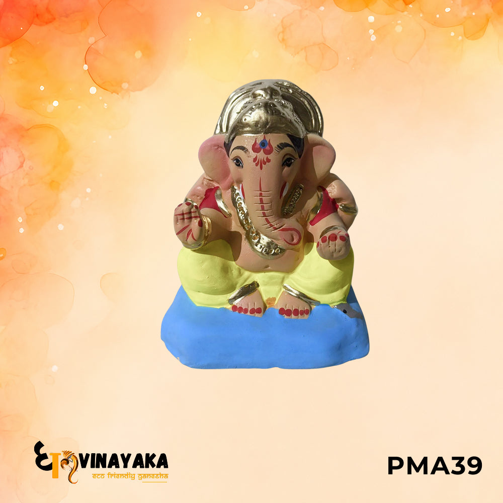 PMA39 - 6 Inch Eco Friendly Ganesha Idol
