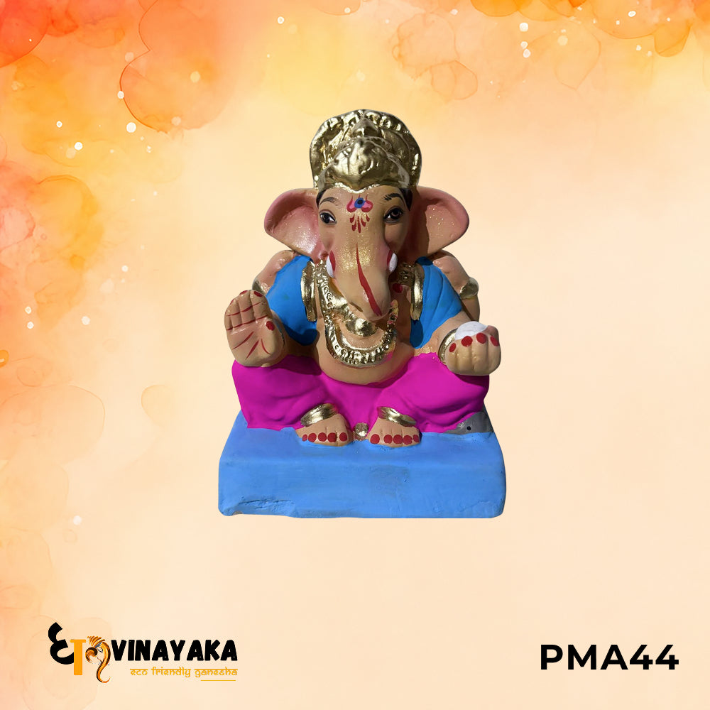 PMA44 - 6 Inch Eco Friendly Ganesha Idol