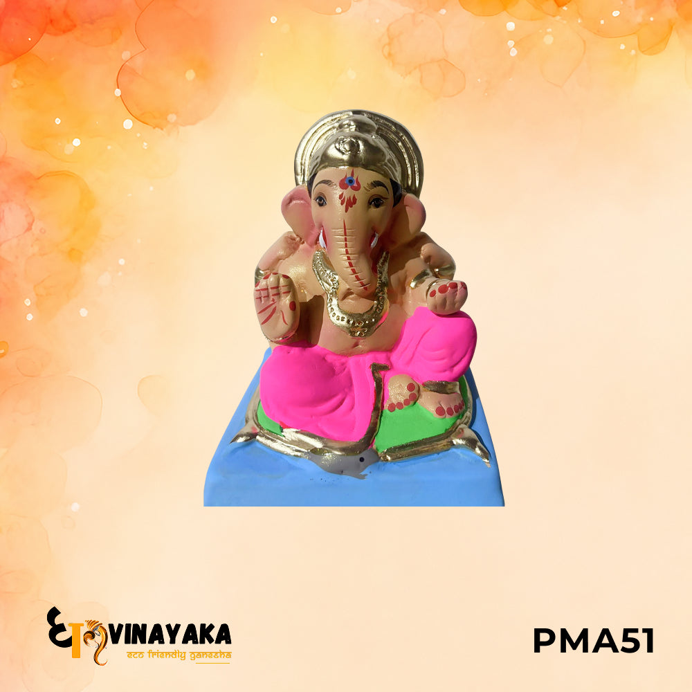 PMA51 - 6 Inch Eco Friendly Ganesha Idol
