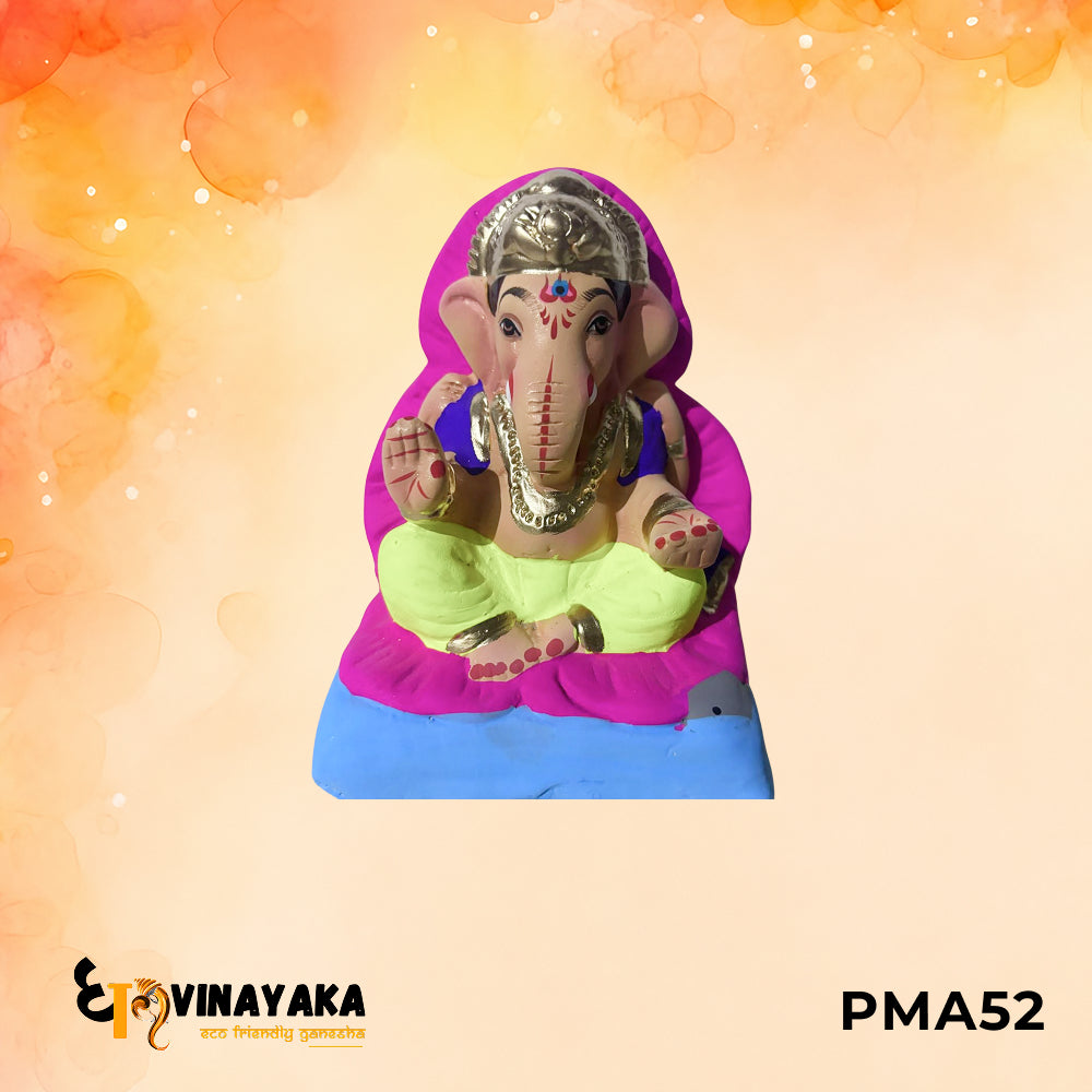 PMA52 - 6 Inch Eco Friendly Ganesha Idol