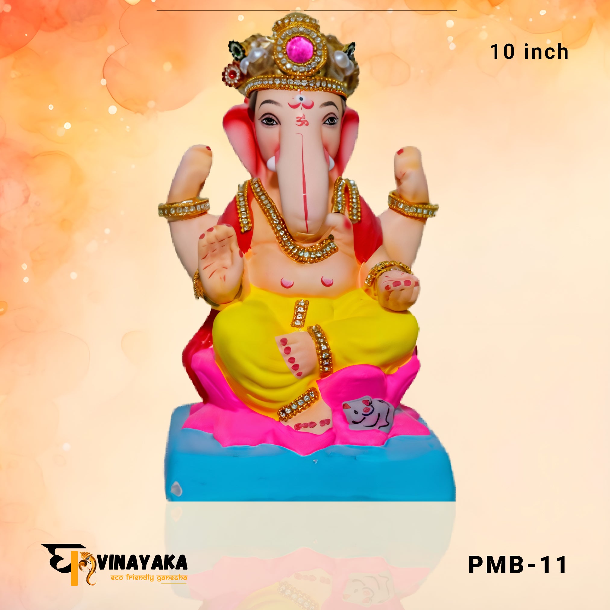 PM003 10 Inch (Eco-Friendly Ganapati)