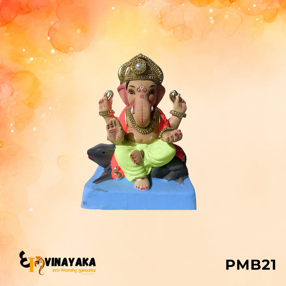 PMB21 - 8 Inch Eco Friendly Ganesha Idol