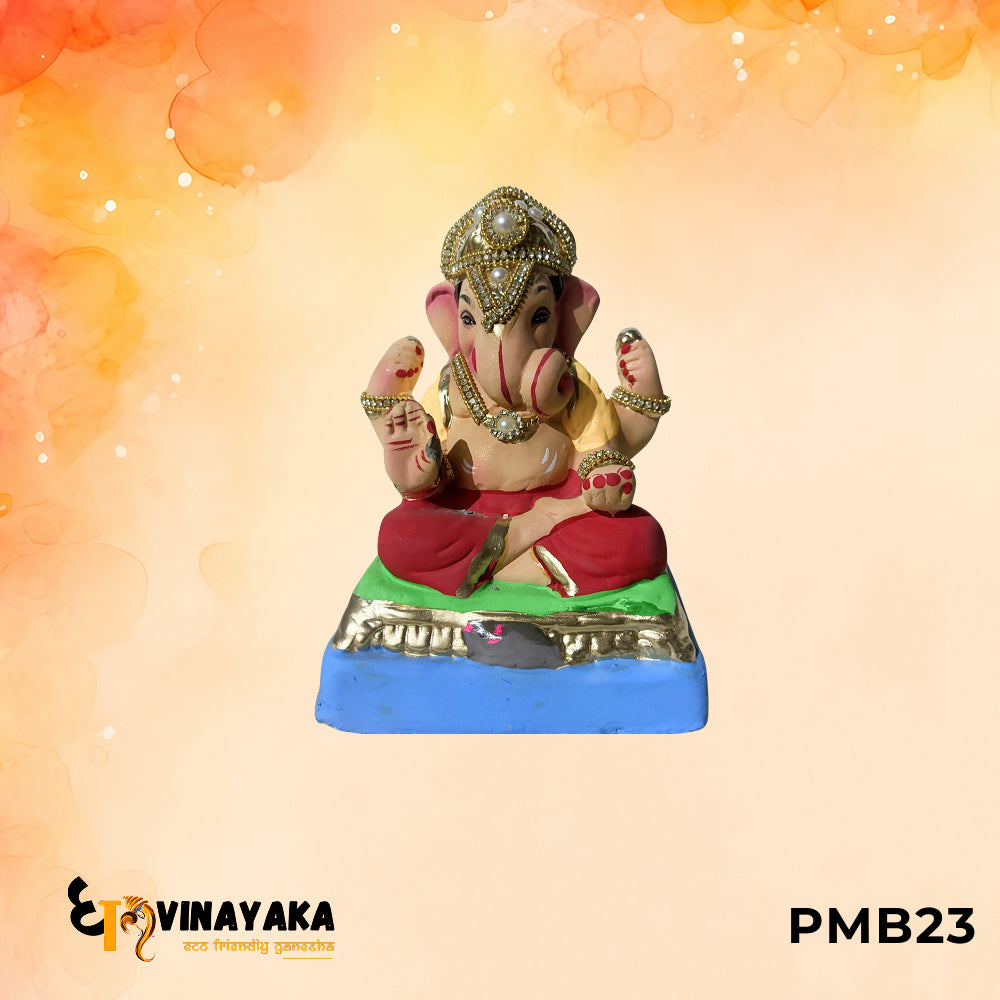 PMB23 - 8 Inch Eco Friendly Ganesha Idol