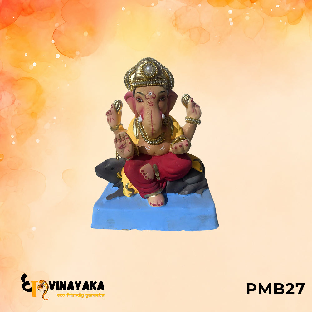 PMB27 - 8 Inch Eco Friendly Ganesha Idol