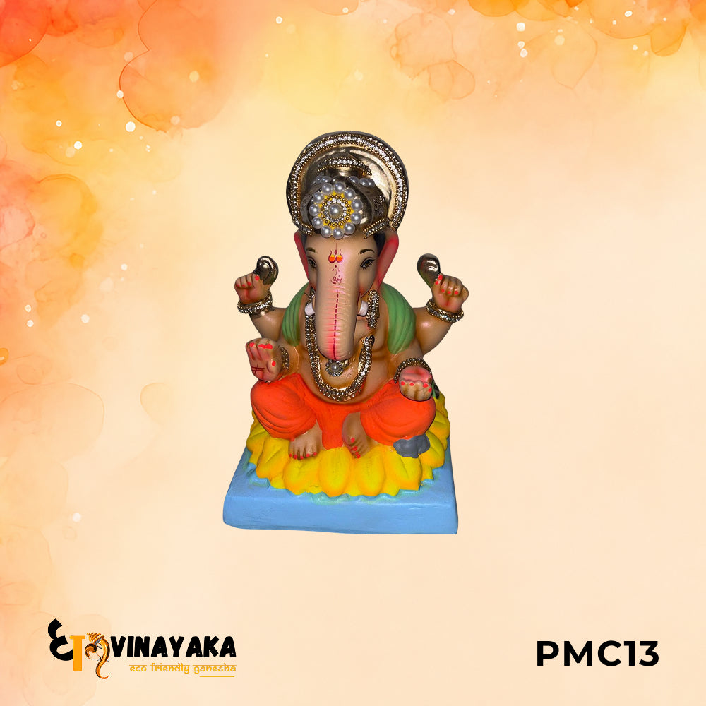 PMC13 - 10 Inch Eco Friendly Ganesha Idol