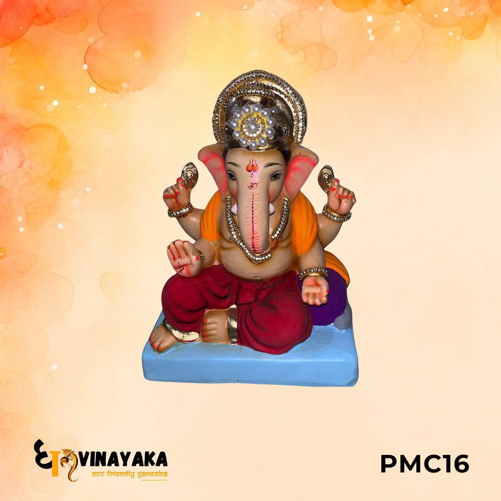 PMC16 - 10 Inch Eco Friendly Ganesha Idol