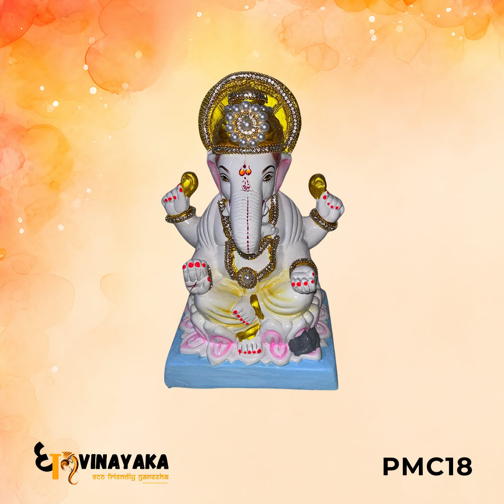 PMC18 - 10 Inch Eco Friendly Ganesha Idol