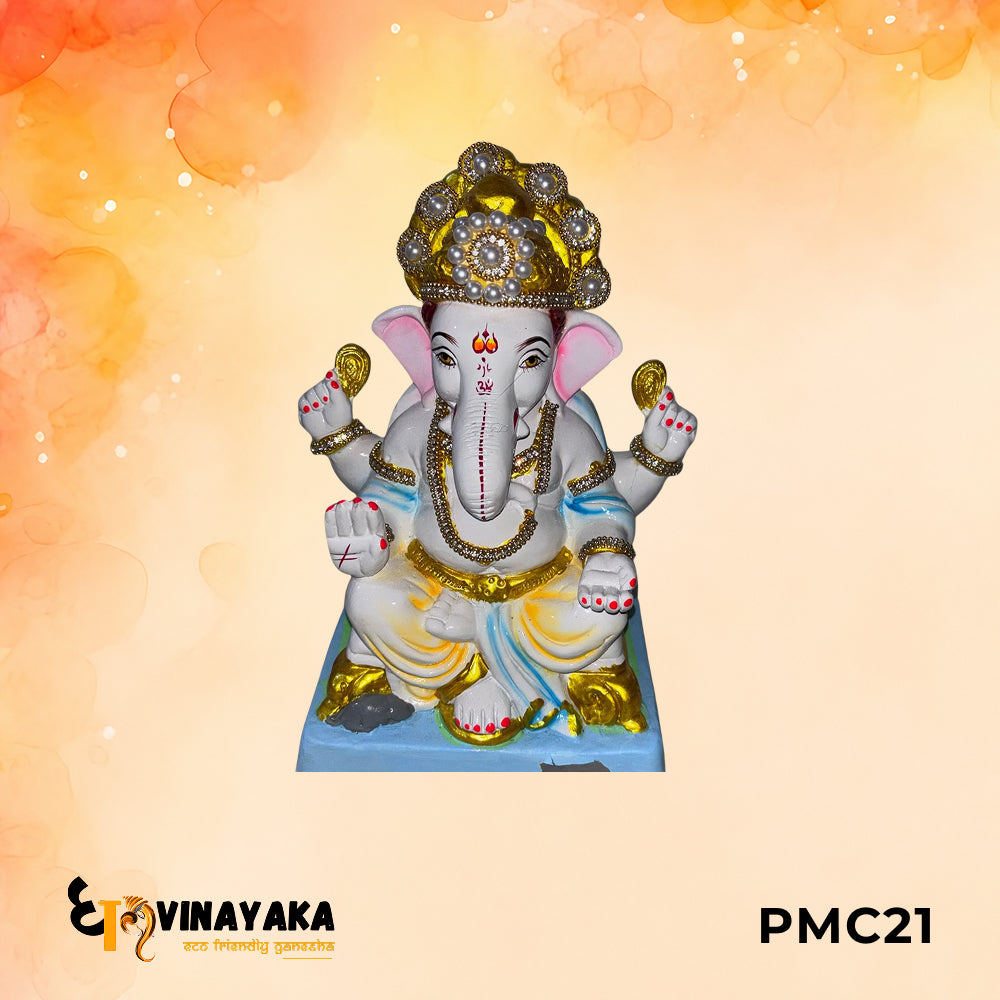 PMC21 - 10 Inch Eco Friendly Ganesha Idol