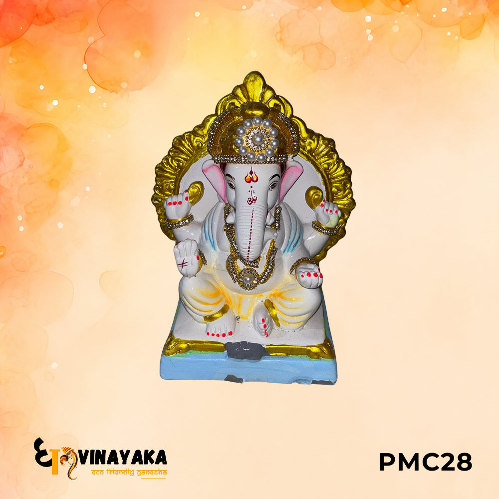 PMC28 - 10 Inch Eco Friendly Ganesha Idol